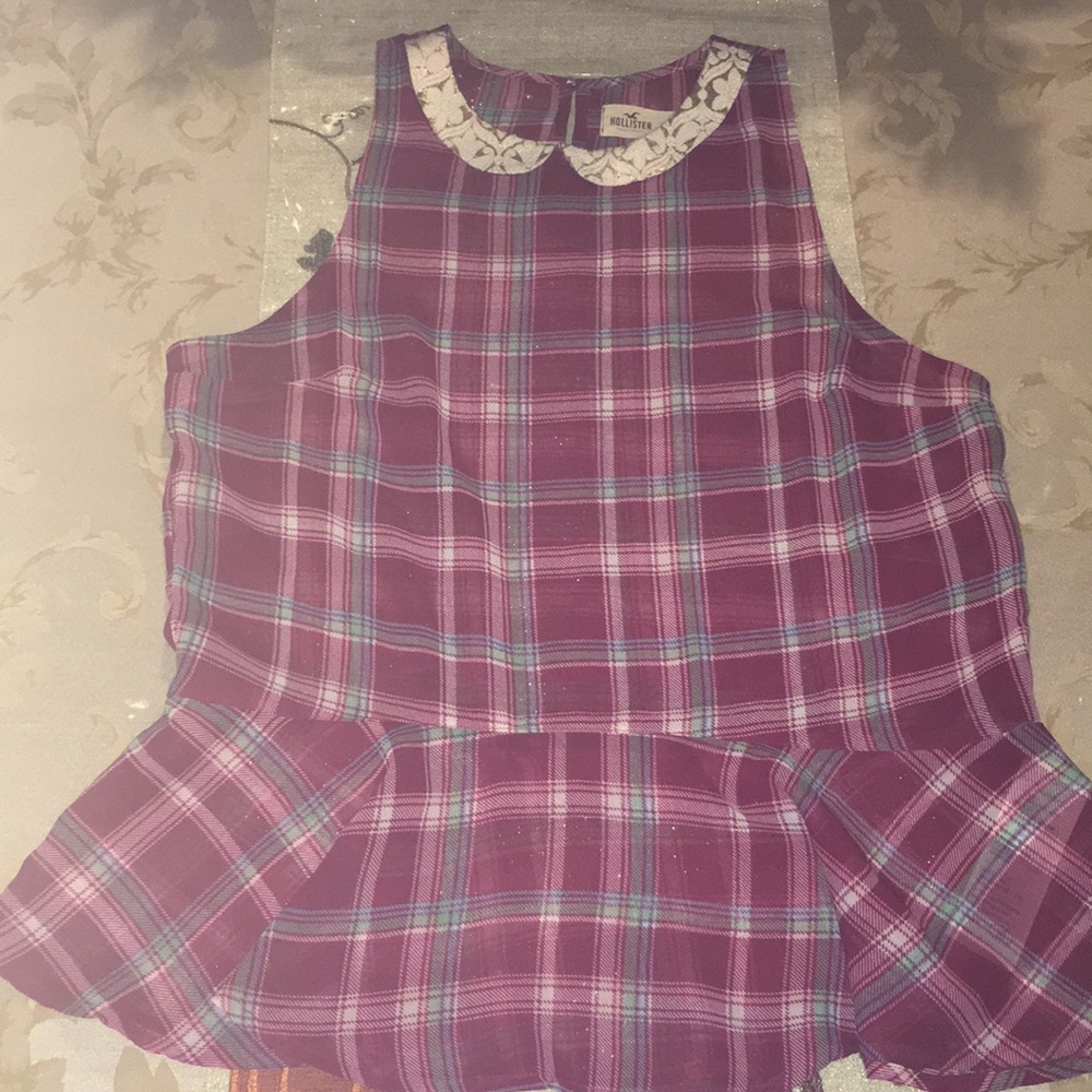 Plaid top